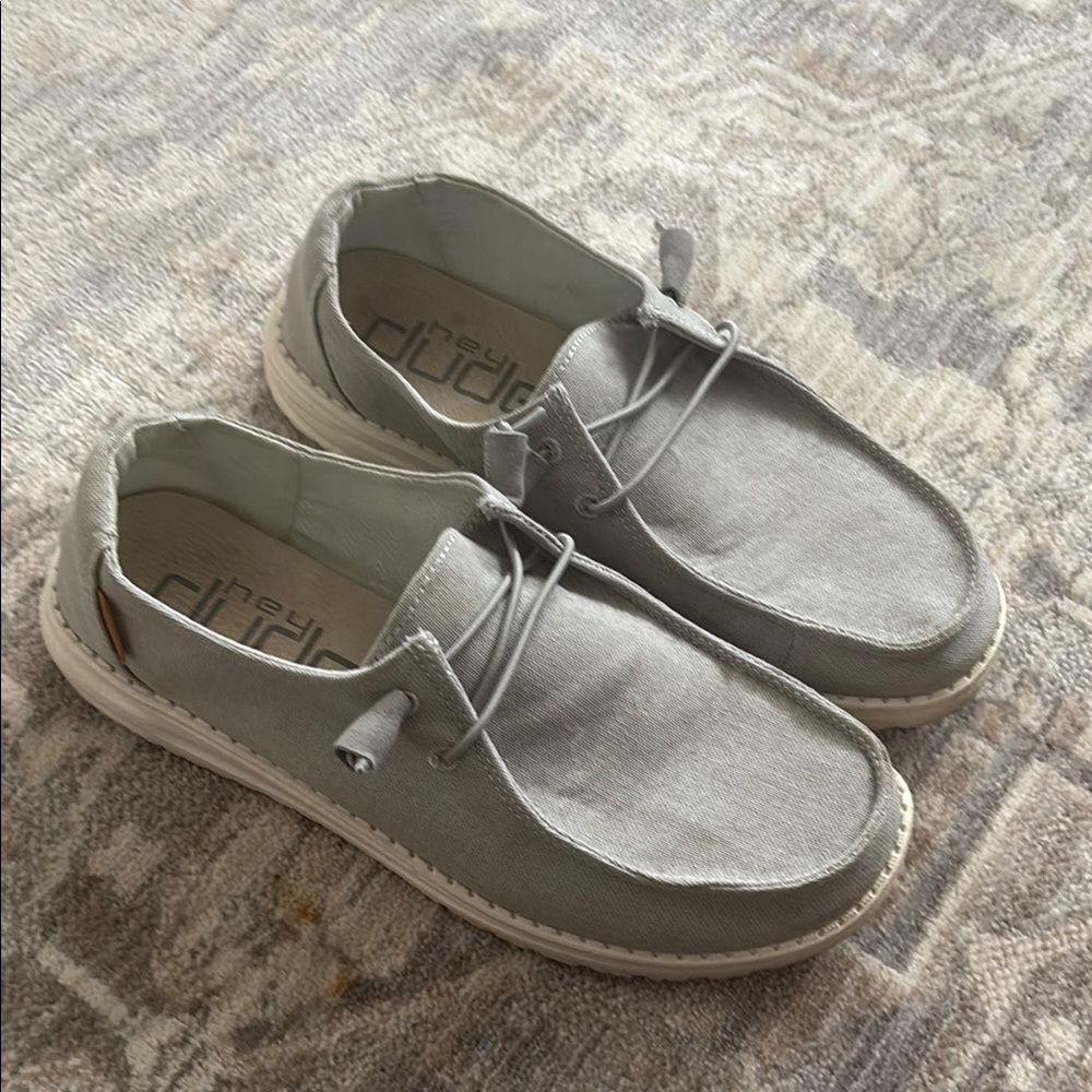 Hey Dude Women’s Light Gray Casual Shoes
